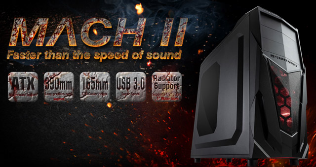 Mid-Tower корпус Xigmatek Mach II