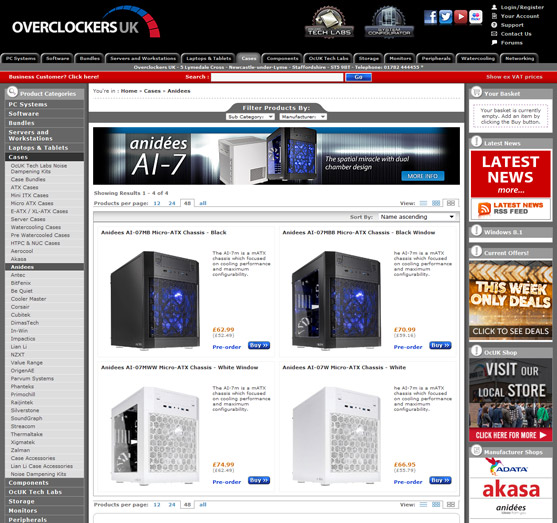 Корпус Anidees AI-7m Корпус Anidees AI-7m