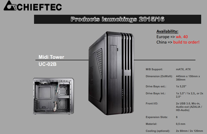 Корпус Chieftec UC-02B