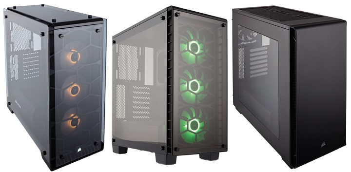 Corsair выпустила Mid-Tower корпуса Crystal 570X RGB, 460X RGB и Carbide 270R