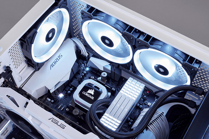 Компьютерное шасси Corsair Crystal 460X RGB White Edition