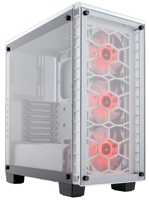 Компьютерное шасси Corsair Crystal 460X RGB White Edition