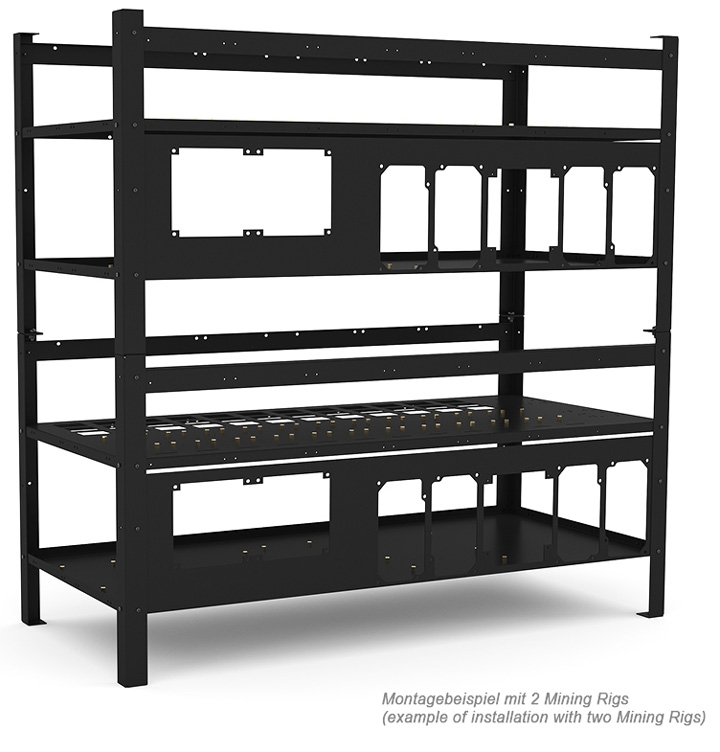 Открытый стенд Alphacool Mining Rig 12 Open Air Frame