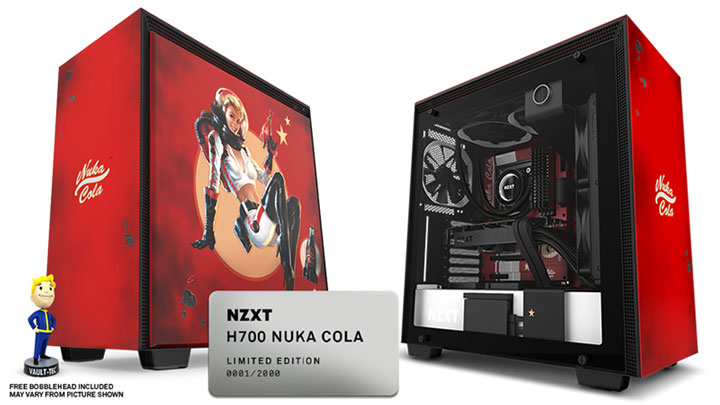 корпус NZXT H700 Nuka-Cola и кожух для материнской платы NZXT N7 Nuka-Cola
