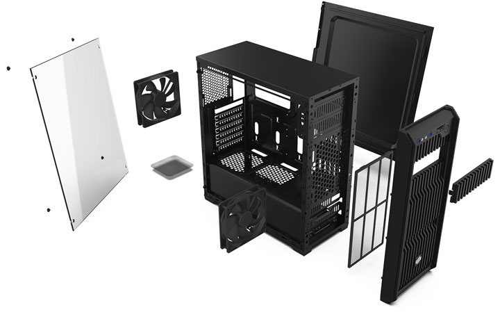 SilentiumPC Regnum RG2 TG Pure Black