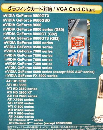 Scythe Musashi (список совместимых видеокарт) Scythe Musashi (список совместимых видеокарт)