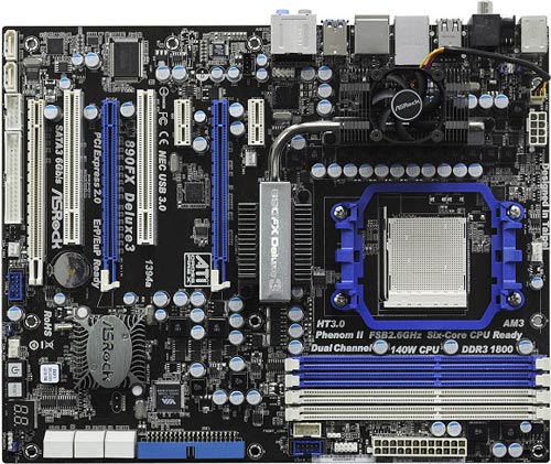 материнская плата ASRock 890FX Deluxe3