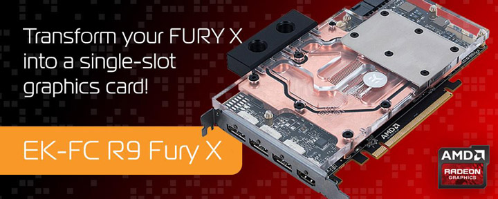Водоблок EK-FC R9 Fury X Водоблок EK-FC R9 Fury X