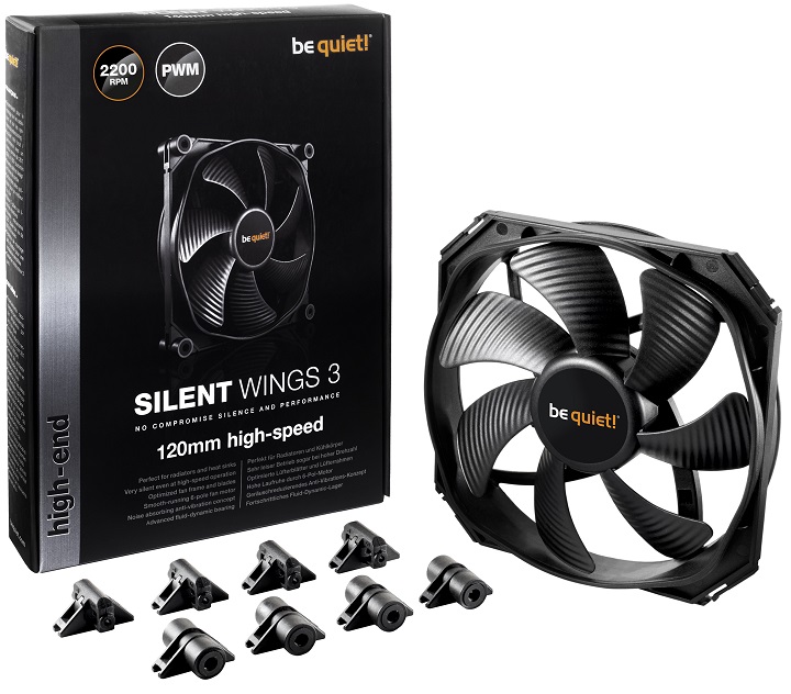 be quiet! выпустила линейку корпусных вентиляторов SilentWigns 3