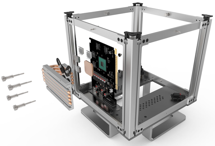 Streacom DB4 радиатор GPU