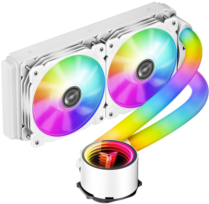 Jonsbo оснастила процессорные СЖО Shadow ARGB Plus шлангами с подсветкой