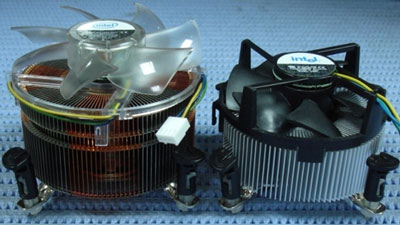 Intel Core i7 XE 965 кулер box LGA1366 и LGA755