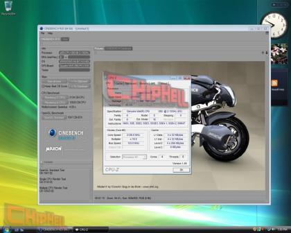 Intel Lynnfield Cinebench benchmark Intel Lynnfield Cinebench benchmark