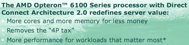 AMD Opteron 6100/SR5690: особенности новой серверной платформы AMD Opteron 6100/SR5690: особенности новой серверной платформы