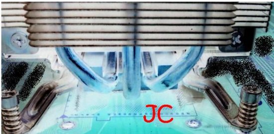 Крепёжные отверстия LGA2011 Крепёжные отверстия LGA2011