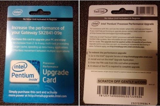  Intel Upgrade Card для процессора Intel G6951