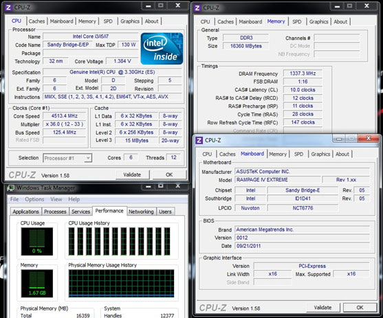 Core i7-3960X EE работает с DDR3-2674 МГц