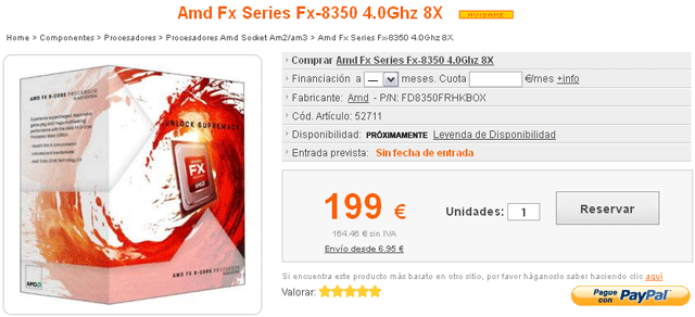 AMD FX-8350 цена