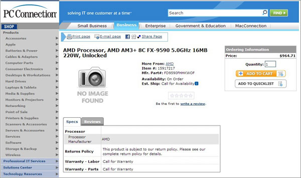 AMD FX-9590 - предзаказ AMD FX-9590 - предзаказ