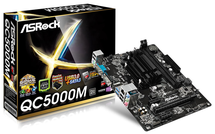 Материнская плата ASRock QC5000M Материнская плата ASRock QC5000M