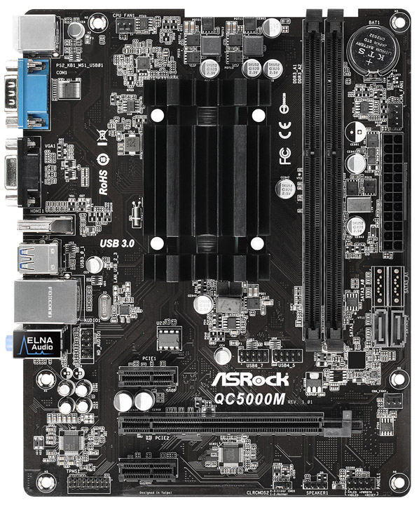 Материнская плата ASRock QC5000M Материнская плата ASRock QC5000M