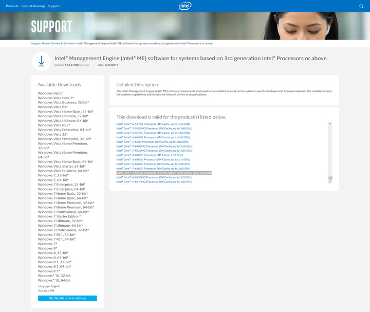 Core i7-6950X (Broadwell-E)