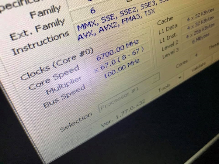 Разгон I7-7700K