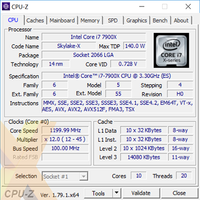 Intel Core i9-7900X