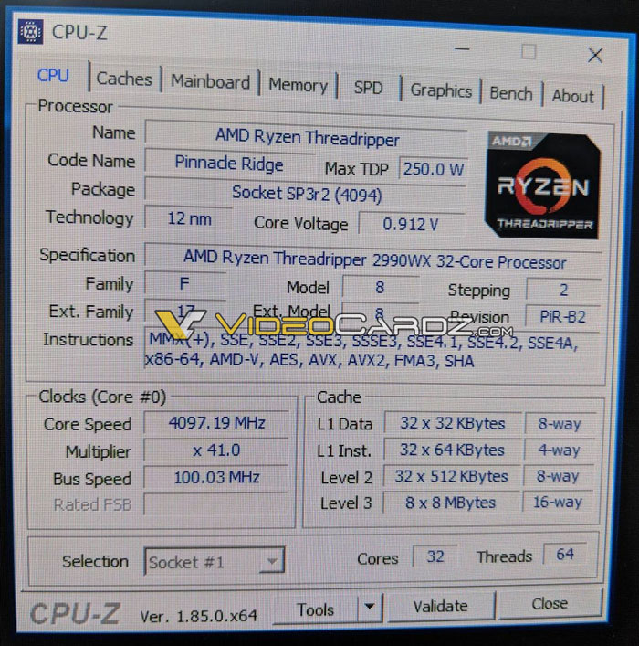 AMD Ryzen Threadripper 2990WX