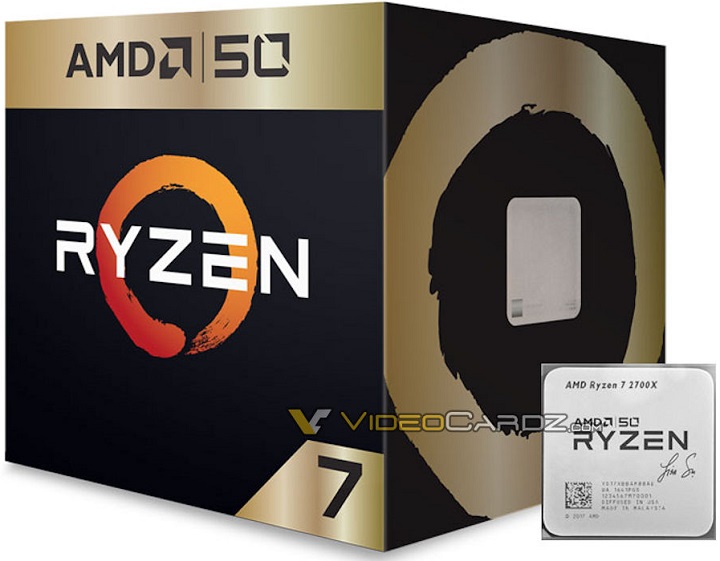 AMD Ryzen 7 2700X 50th Anniversary Edition