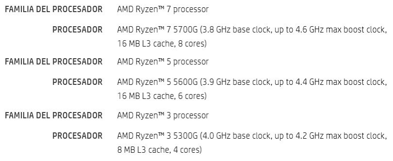AMD Ryzen 5000G