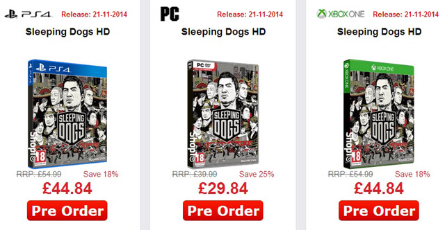 Sleeping Dogs HD Sleeping Dogs HD