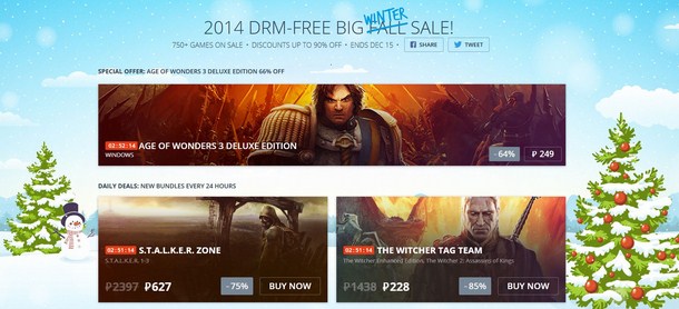 GOG.com Winter Sale