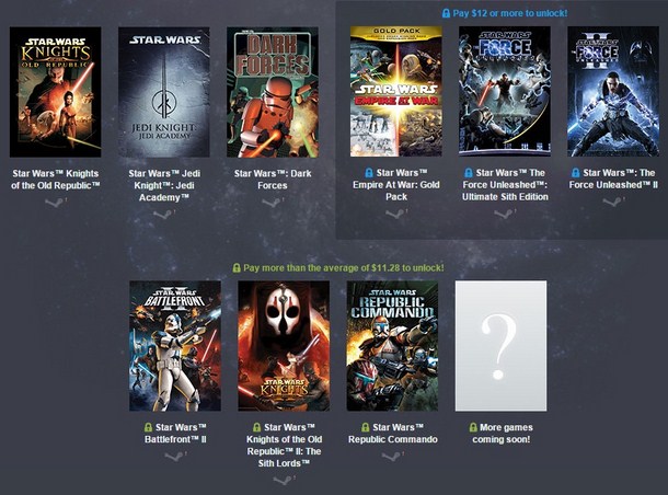 Star Wars Humble Bundle Star Wars Humble Bundle