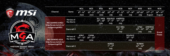 MSI Masters Gaming Arena (MGA) MSI Masters Gaming Arena (MGA)