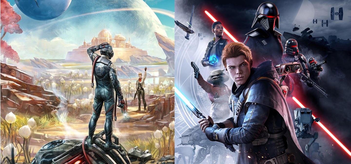 Видеосравнение бюджетных видеокарт в The Outer Worlds и Star Wars Jedi: Fallen Order