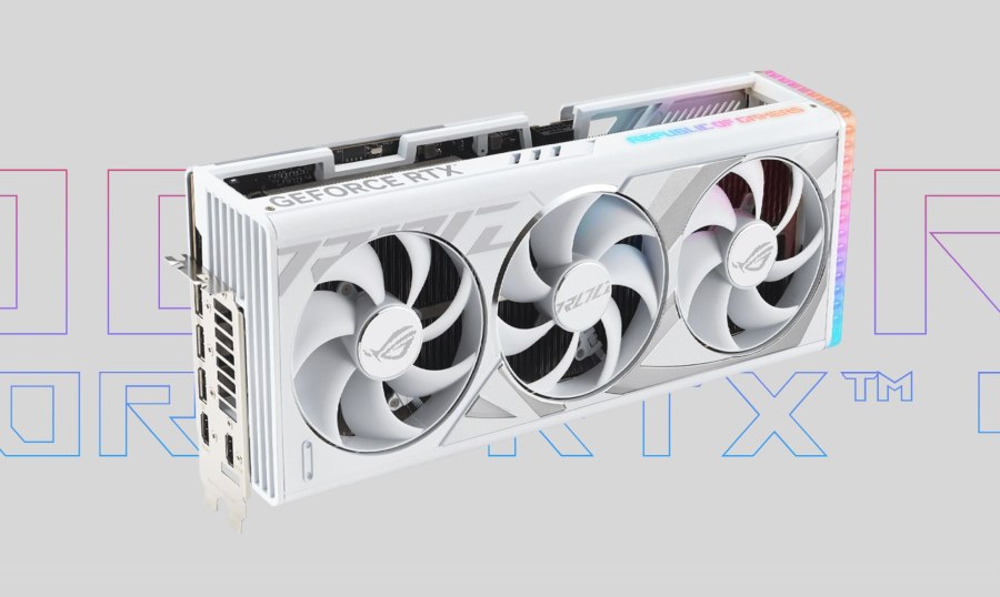 ASUS выпускает белые видеокарты ROG Strix GeForce RTX4090/4080