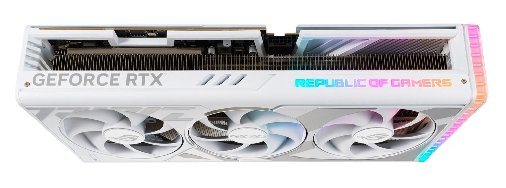 ASUS выпускает белые видеокарты ROG Strix GeForce RTX4090/4080