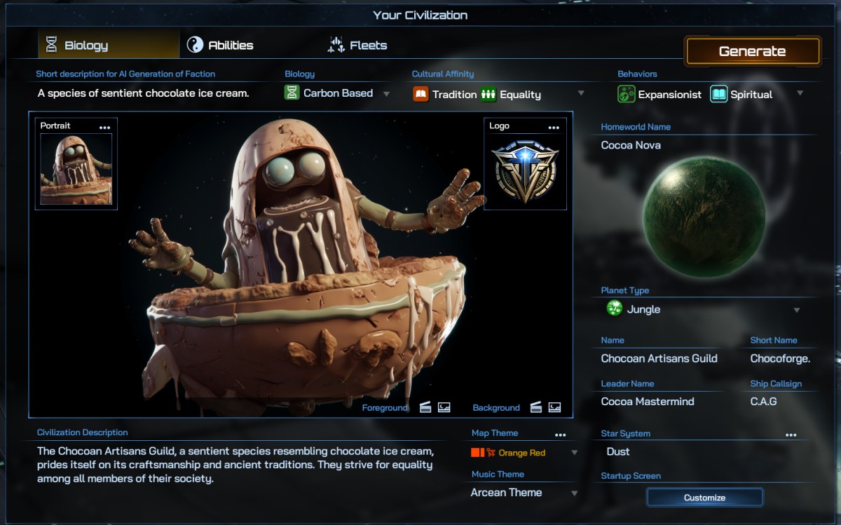 Разработчики Galactic Civilizations IV: Supernova интегрировали ChatGPT в игру