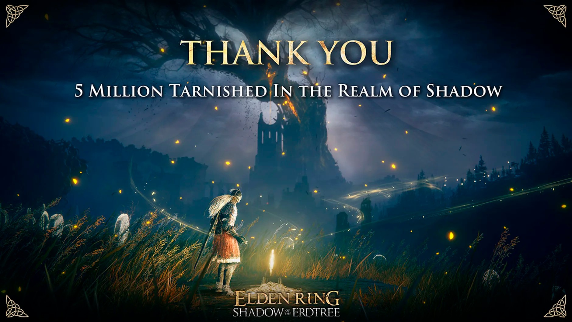 Elden Ring: Shadow of the Erdtree разошлась тиражом пять миллионов копий за три дня