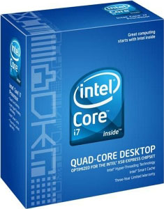 Intel Core i7 box Intel Core i7 box