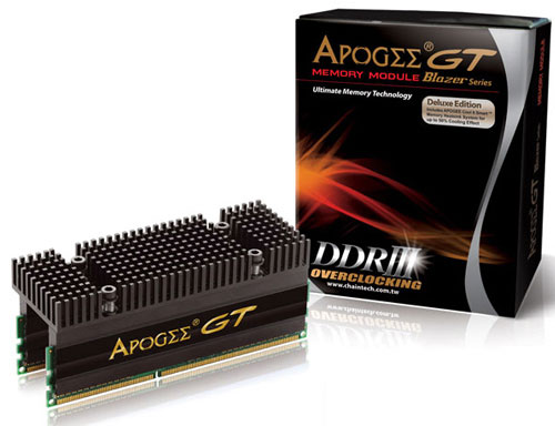 Chaintech Apogee GT Blazer DDR3-1800 4GB kit