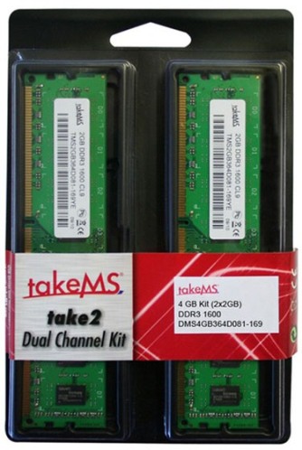 Оперативная память takeMS 4GB DDR3 1600 Оперативная память takeMS 4GB DDR3 1600