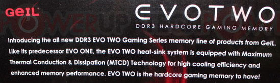 Оперативная память GeIL Evo Two DDR3