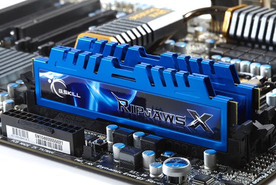 DDR3 G.Skill RipjawsX Blue