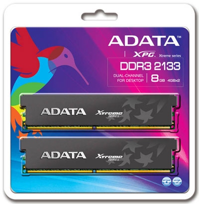 Adata XPG Xtreme Series DDR3-2133X Adata XPG Xtreme Series DDR3-2133X
