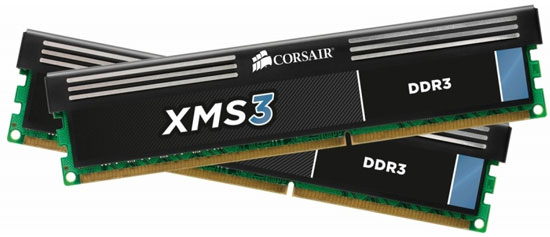 DDR3 Corsair XMS3 CMX8GX3M2A1600C11