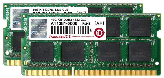 SO-DIMM DDR3 Transcend
