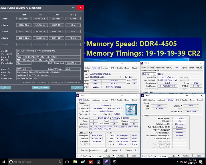 Trident Z DDR4-4333