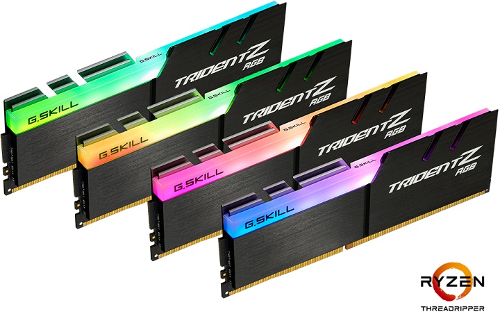 G.Skill Trident Z RGB DDR4-3466 для платформы AMD X399